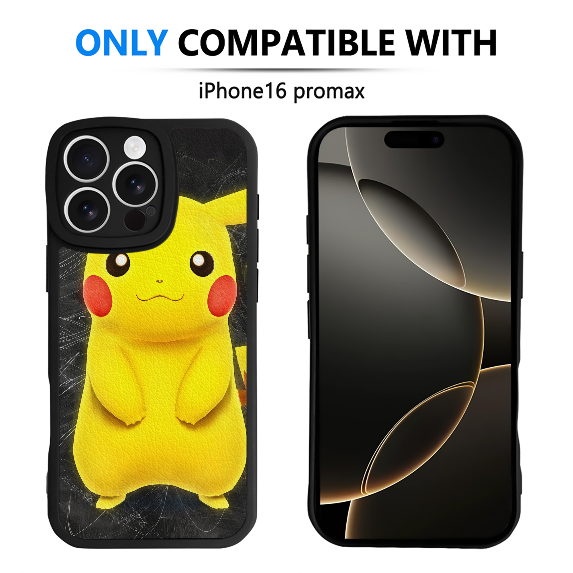 （画像用） ポケットモンスター Pokémon 【iPhone 16シリーズ対応】シリコンスマホケース（レザー調） 材質：シリコン